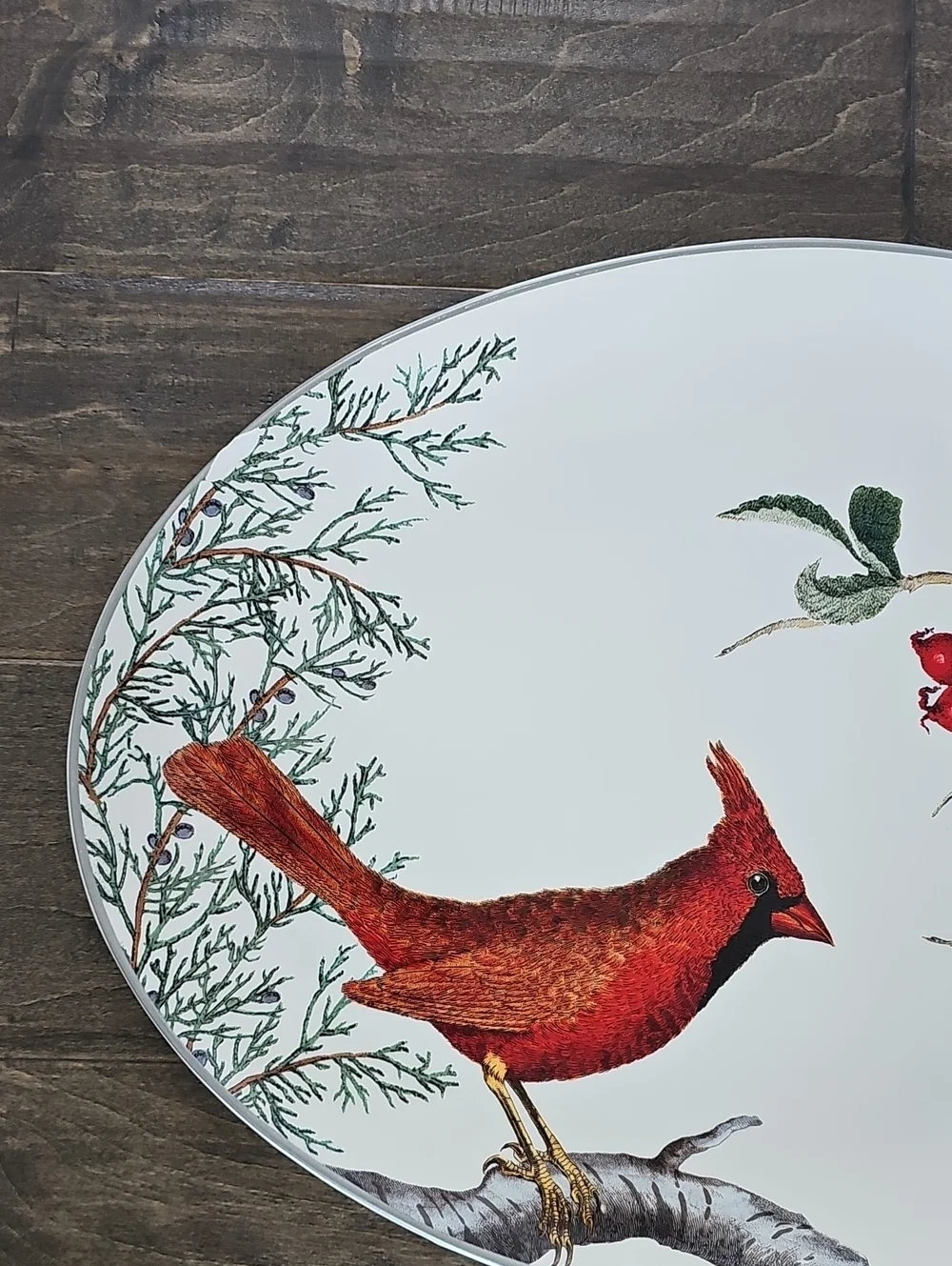 Beautiful and Charming Pottery Barn Cardinal Decorative Platter